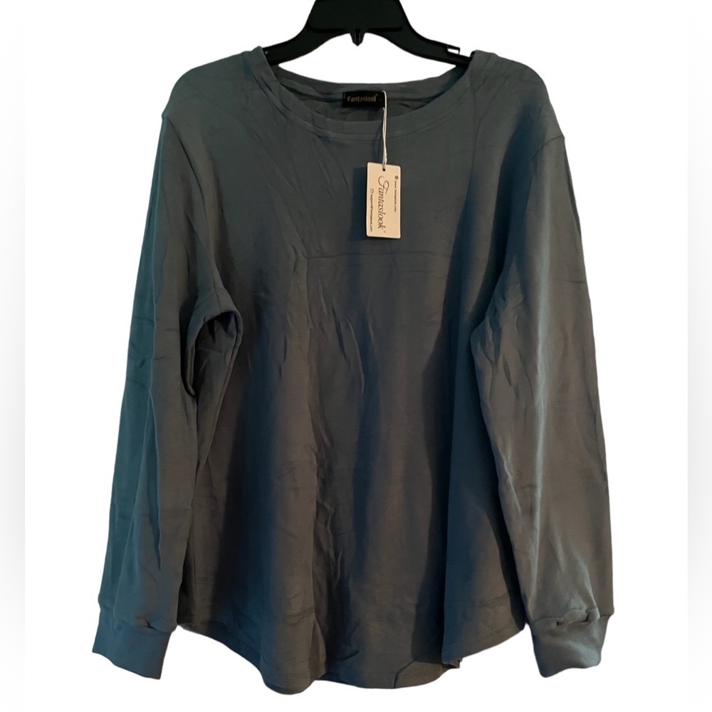 NWT Fantaslook Women’s Long Sleeve Tunic Top